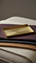 Brushed Brass Accent Tray