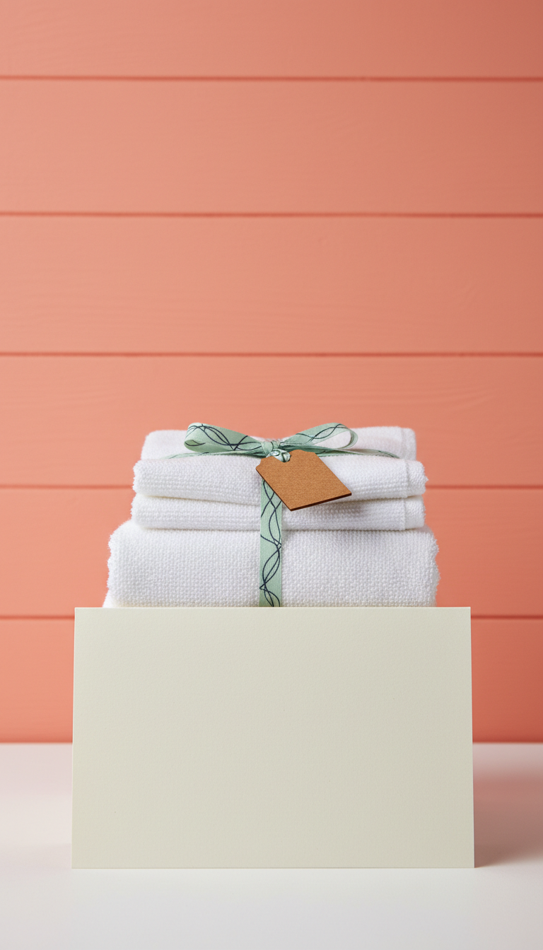 Branded Welcome Note With Fresh Linens